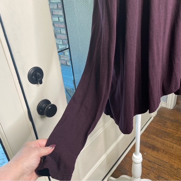 Ann Taylor Open Cardigan Sweater Office Work Long Sleeve Sz L - Picture 5 of 7